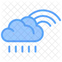 Nuage Meteo Arc En Ciel Icône