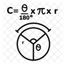Arc Length  Icon