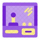 Arcade Joystick Maschinen Symbol