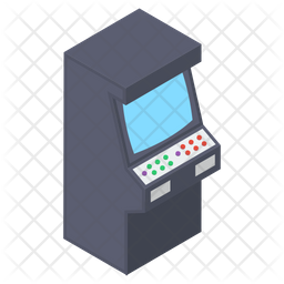 Arcade Machine Icon Of Isometric Style Available In Svg Png