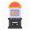 Retro Gaming Machine Video Game Arcade Game Icon