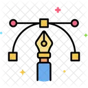 Arch Point And Pen  Icon