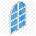 Arched Window Glass Window Clean Window Icon