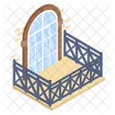 Balcony Terrace Architecture Icon