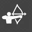 Archer Arrow Olympic Icon