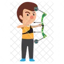 Archery Player Archery Avatar Icon