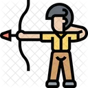 Archer Standing Position  Icon
