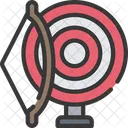Archery Bow And Icon