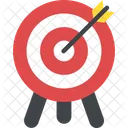 Target Achievement Dartboard Icon