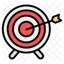 Archery Target Board Bullseye Icon