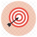Archery Dartboard Arrow Game Icon