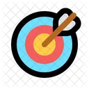 Archery Target Arrow Icon