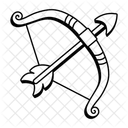 アーチェリーの弓  アイコン