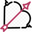Archery Bow And Icon