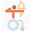 Archery Arrow Wheelchair Icon