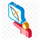 Human Talk Archery Icon