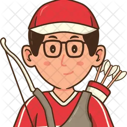 Archery Player  Icon