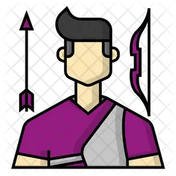 Archery player  Icon