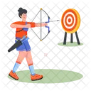 Archery Sport  Icon