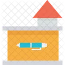 Architect Pencil Home Icon