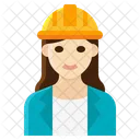 Architect Woman Occupation Female Engineer Icon