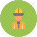 Construction Engineer Building Icon