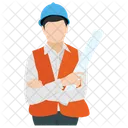 Architect Civil Engineer Construction Management Icon