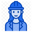 Architect Woman Occupation Female Engineer Icon