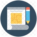Architectural Paper Map Icon