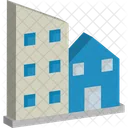 Architecture Building Exterior Home And Office Icon