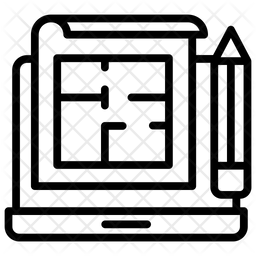 Architecture Icon - Download in Line Style