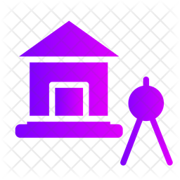 Architecture Icon - Download in Glyph Style