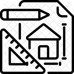 Architecture Engineering Icon - Download in Line Style