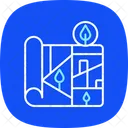 Green Urban Planning Blue Icon Icon