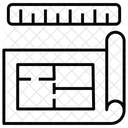 Map Architecture Blueprint Icon