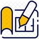Architecture Blue Print Construction Icon