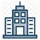 Architecture Tower Hotel Building Icon