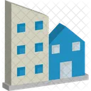 Architecture Building Exterior Home And Office Icon
