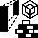Architektur Haus Ziegel Symbol