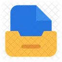 Archivador Repositorio Archivos Y Carpetas Icono
