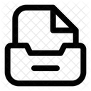 Archivador Repositorio Archivos Y Carpetas Icono
