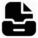 Archivador Repositorio Archivos Y Carpetas Icono
