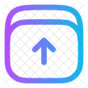 Archivo Up Minimlist Up Box Icono