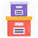 Document Archives File Archives Archives Boxes Icon