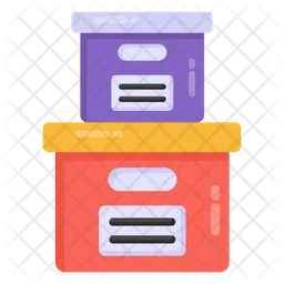 Archive Boxes  Icon