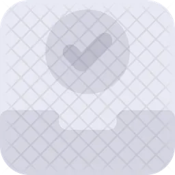 Archive check mark  Icon