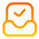 Archive Done Document Data Icon