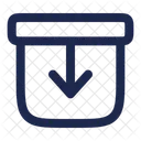 Archive Down Down Box Icon