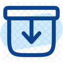 Archive Down Down Box Icon
