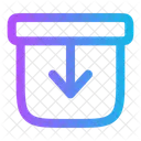 Archive Down Down Box Icon